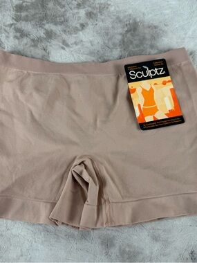 Sculpts Seamless Nude Shaping Boyshorts XL NWT